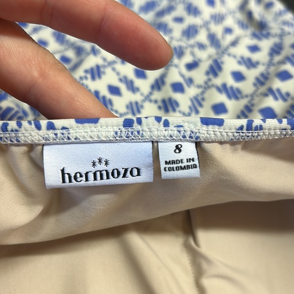 Hermoza Genevieve tie waist halter padded one piece swim bikini - Picture 5 of 7